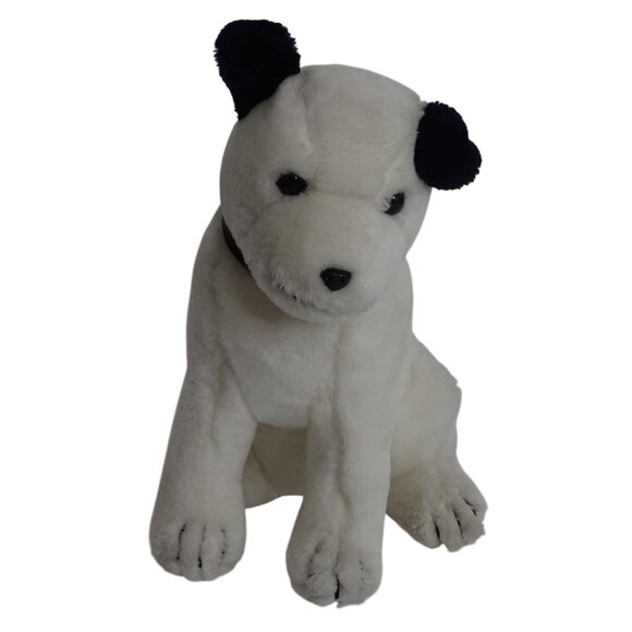 Vintage Dakin RCA Chipper Dog White Stuffed Animal Plush Soft Toy Collectible - Picture 1 of 14